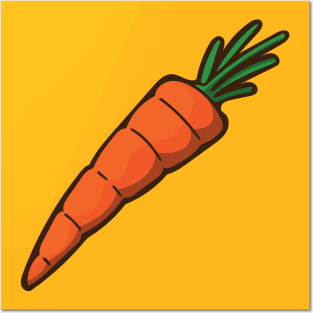 Orange Carrot Posters and Art